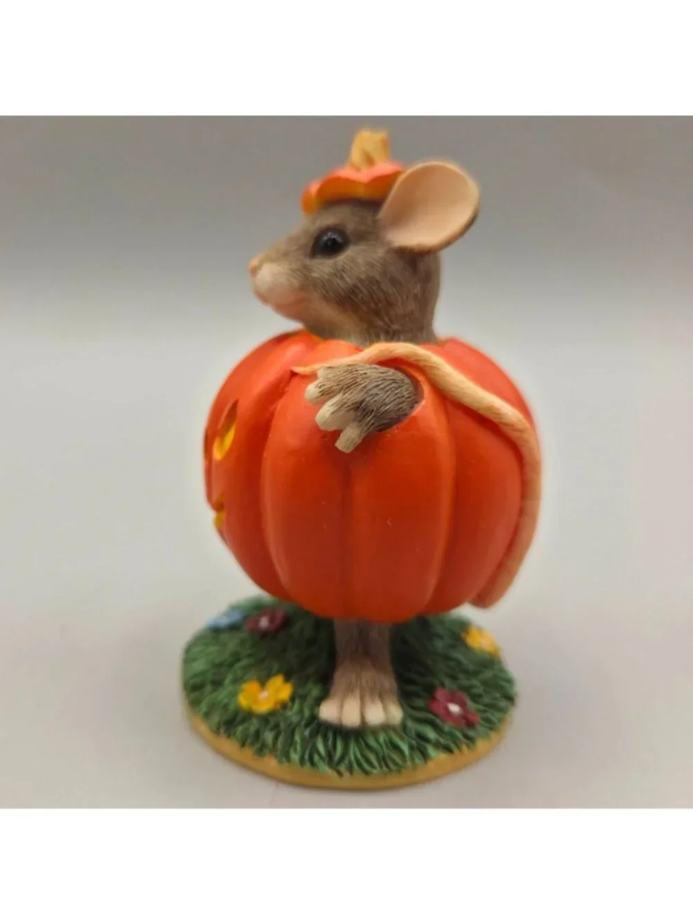Charming Tails Maxines Pumpkin Costume Figurine 87/430 Halloween Silvestri 1996